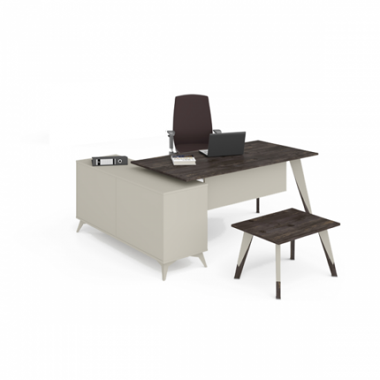 Trend Etejerli Ofis Masası 160 cm Masalı